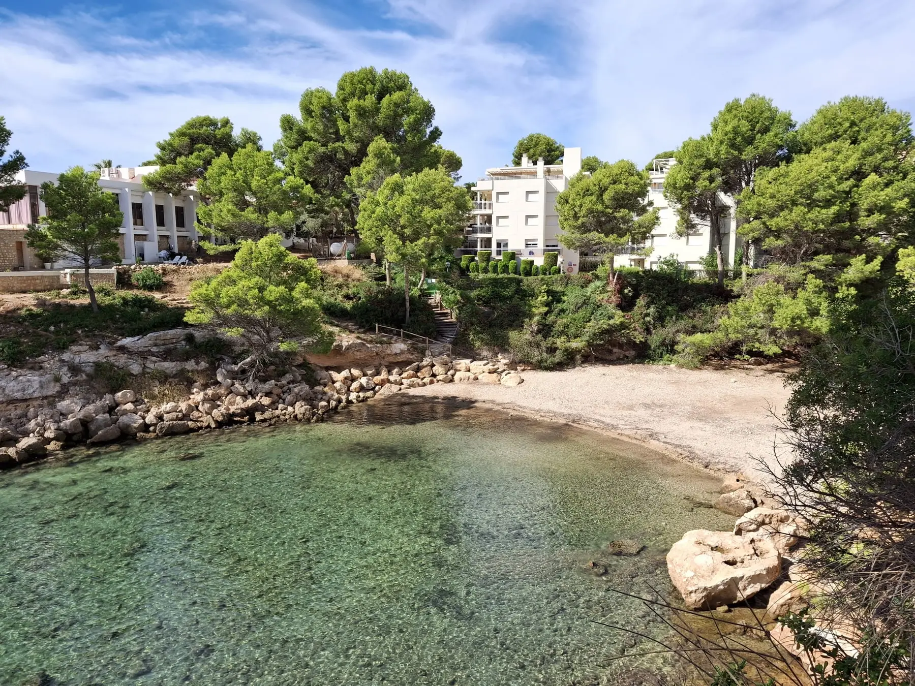 Cala Llobeta, a la urbanització Calafat